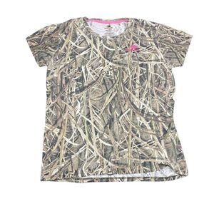 Mossy Oak Women’s Short Sleeve Crew Neck T‑Shirt – Youth XL
